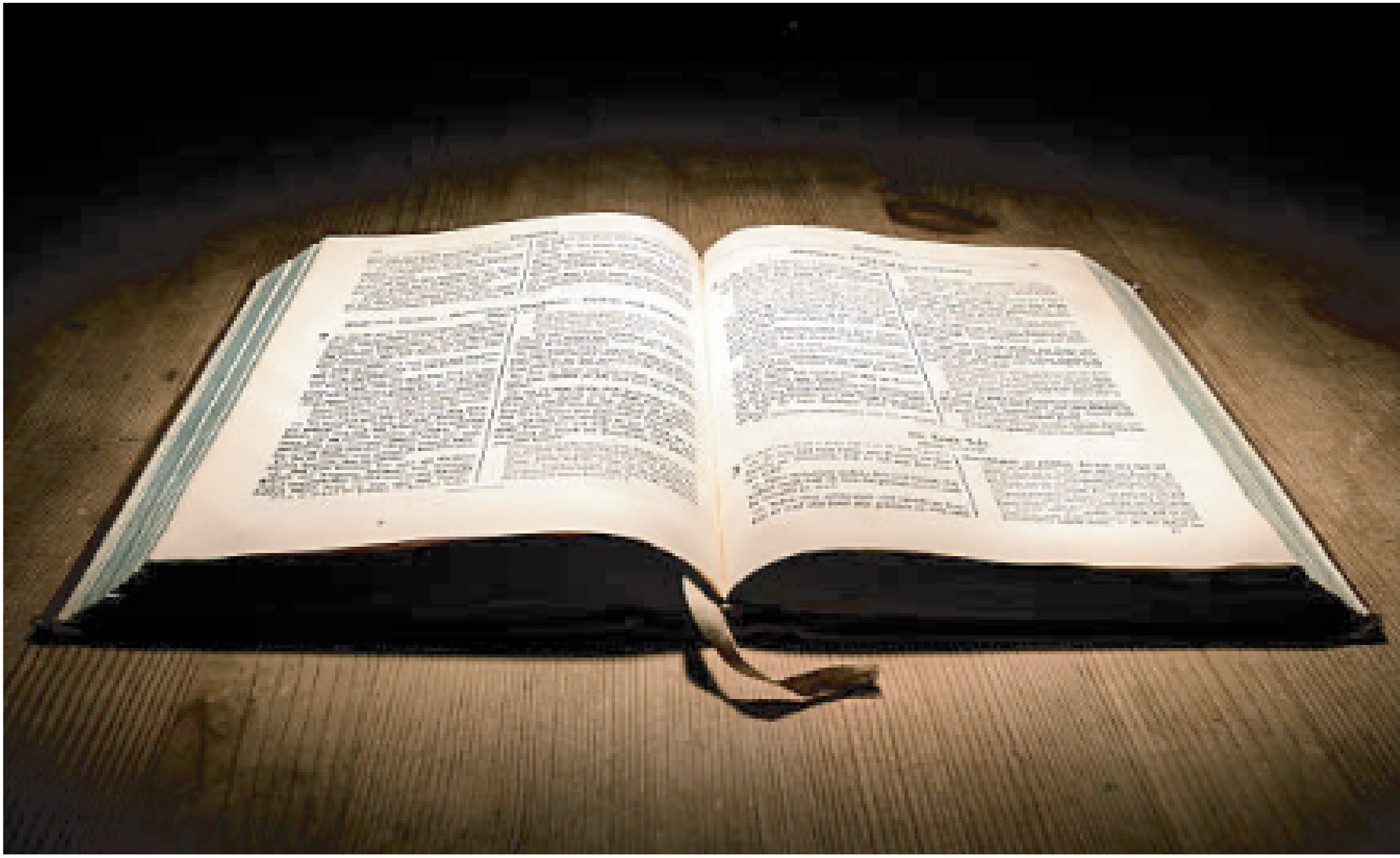 Open bible