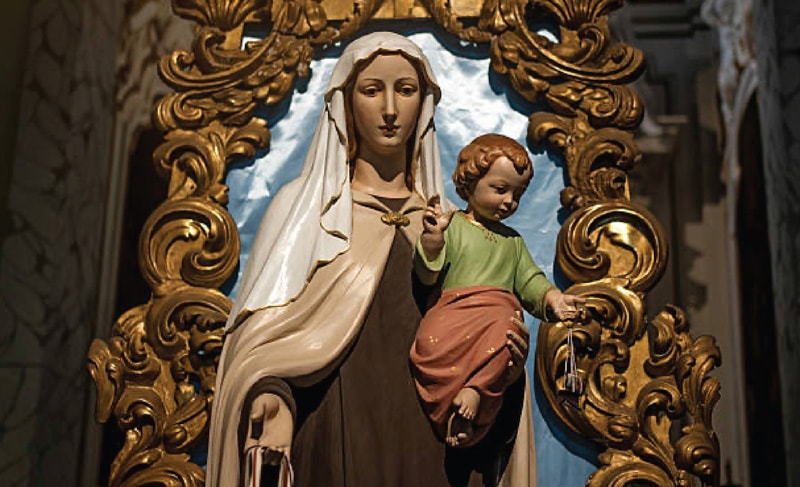 Statue of our Lady of Carmel