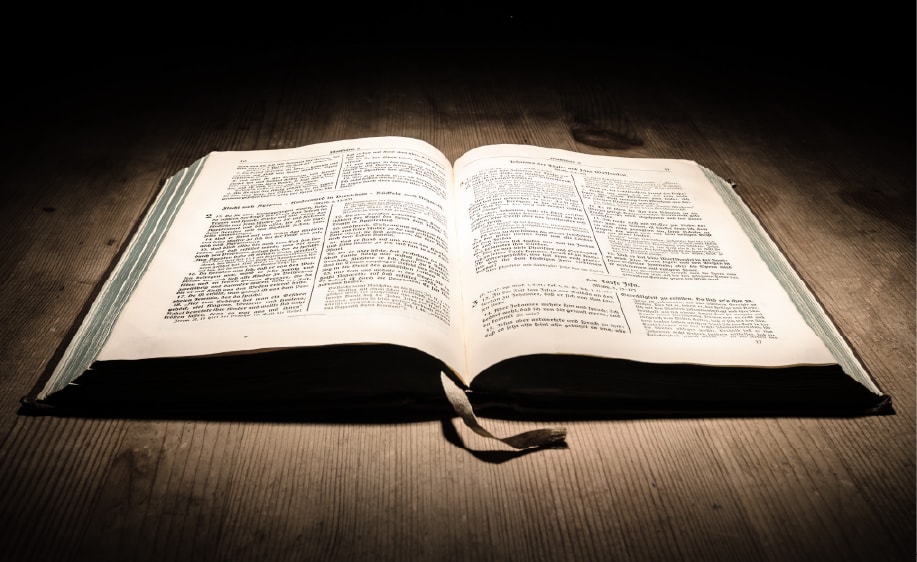 Open bible